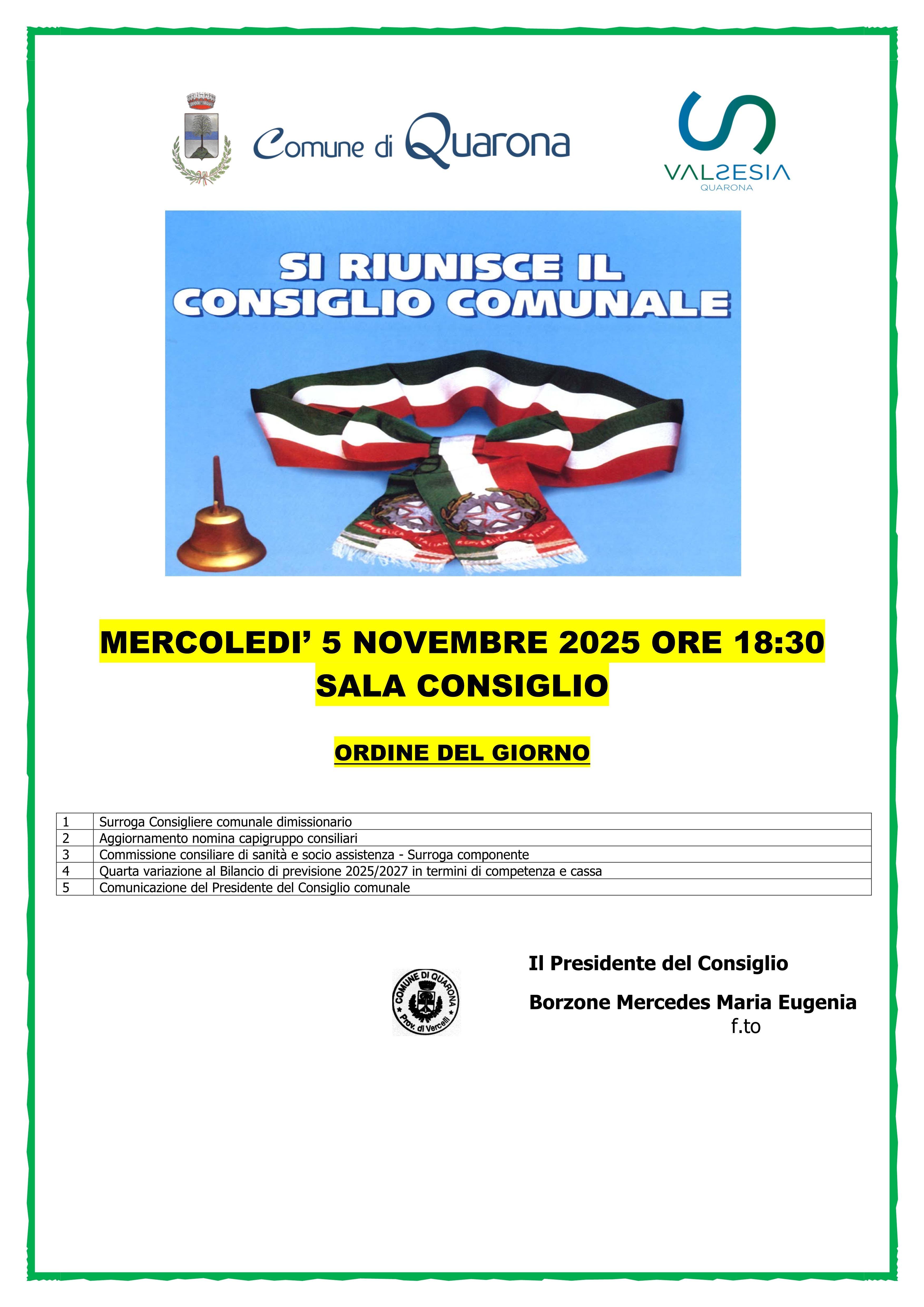 Consiglio Comunale