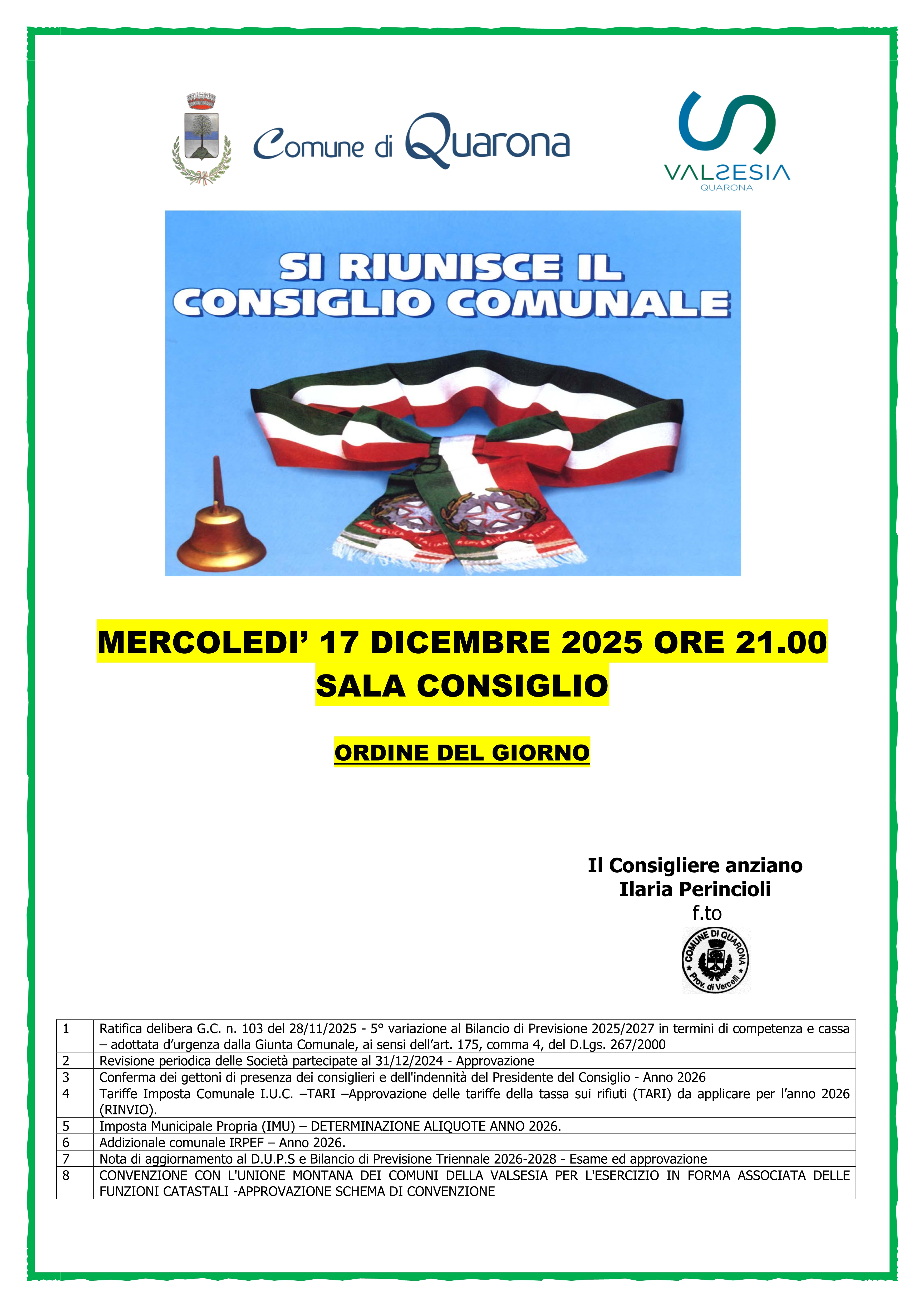 Consiglio Comunale