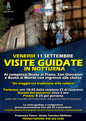Visite guidate in notturna